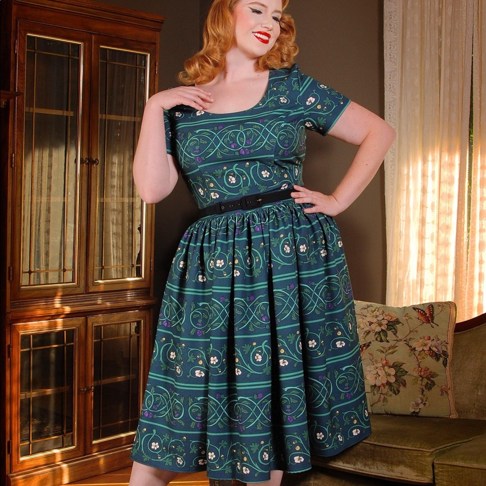 NWT - XL - Pinup Girl Clothing Celtic Unity Gena dress